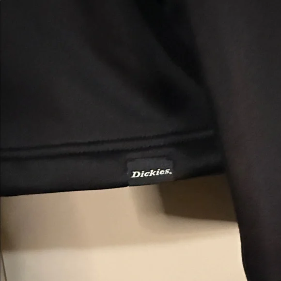Dickies Women's {Medium} Black Smooth Fleece Quarter-Zip NWT - Picture 3 of 12